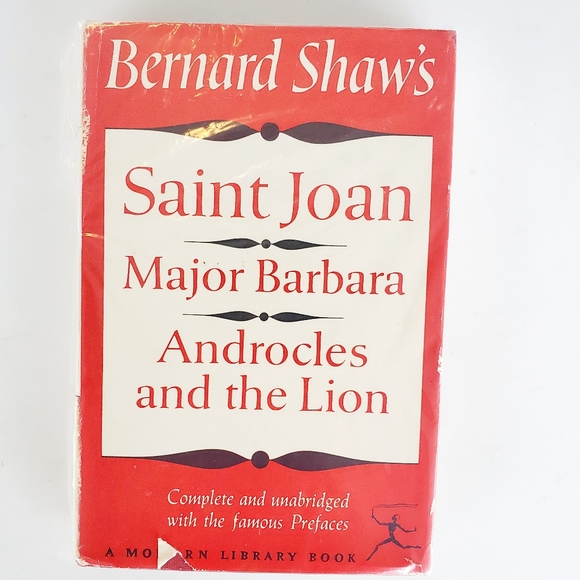 1952 Modern Library Bernard Shaw’s Saint Joan Major Barbara Androcles & the Lion - Picture 1 of 4